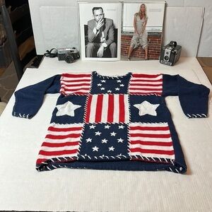 Chaus sport American flag sweater